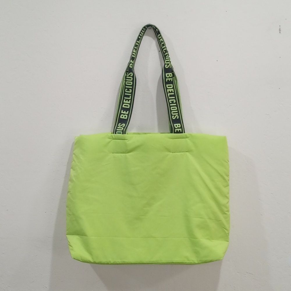 DKNY Be Delicious Neon Green Tote Shopper Sac - Picture 2 of 9
